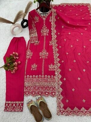 ad eBay - BEAUTIFUL HEAVY CHINNON SILK SALWAR KAMEEZ WITH DUPATTA FOR WOMEN AND GIRLS WEAR - Buy Now, click the link (eBay) Semi-stitched Georgette Unstitched Suit With Dabka, Semi-stitched Dola Silk Salwar Kameez With Mirror Work, Anarkali Cambric Salwar Kameez For Party, Party Wear Salwar Kameez With Dabka On Georgette, Party Wear Georgette Salwar Kameez With Dabka, Party Wear Semi-stitched Kurta With Dabka, Semi-stitched Anarkali Lawn Suit In Georgette, Wedding Salwar Kameez With Mirror Work In Cambric, Party Unstitched Cambric Suit With Straight Kurta