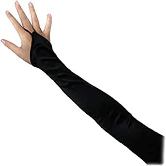 Black Gloves Fingerless, Long Black Gloves, Black Fingerless Gloves, Long Fingerless Gloves, Satin Gloves, Elbow Length Gloves, Gloves Women, Formal Gloves, Long Gloves