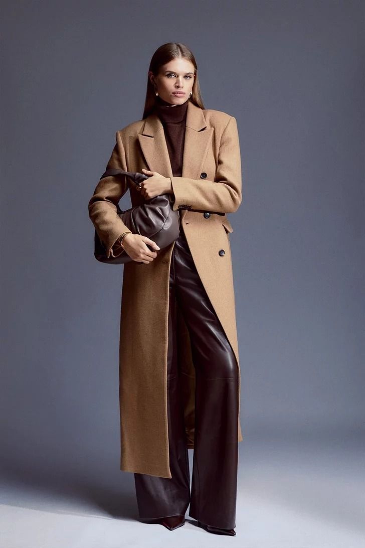 Womens Coats & Jackets | Karen Millen Maxmara Coat, Camel Outfit, Camel Coat Outfit, Boots 2023, Curated Closet, Classy Fits, Dream Fashion, Masculine Style, Womens Coats