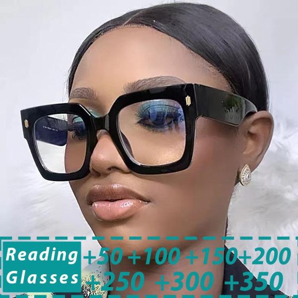 Reading glasses R55122 Prespective glasses Men and women's fashion personalized large -frame cat eye computer glasses, avant -garde optical optical glasses 0 +0.5 +1.0 +1.5 +2.0 +2.5 +3.0 +3.5 | Wish Big Glasses Frames, Eye Glasses Women, Big Glasses, Casual Sunglasses, Stylish Eyeglasses, Eye Glasses Frames, نظارات شمسية, Fashion Eye Glasses, Glasses Women