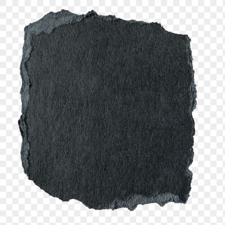 a piece of black slate on a white background with no background, hd png