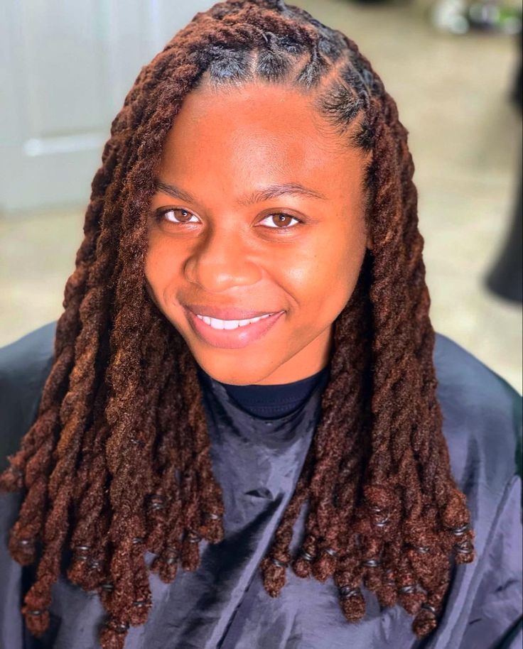 2 Strand Twist Locs Black Women, Faux Locs Two Strand Twist Styles, Dreadlock 2 Strand Twist, 2 Strand Faux Locs, Loc Double Twist Styles, Long Loc Two Strand Twist Styles, Vacation Locs Styles, Dreadlock Hairstyles Two Strand Twist, 2strand Twist Loc Styles