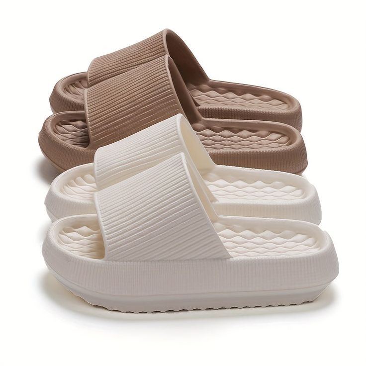 Material:EVAPatterned:Solid colorType:Slip-onAll-season:SummerPrinting Type:No PrintingItem ID:PH59219 White Non-slip Slip-ons For Summer, Casual Non-slip Open Toe Platform Slippers, White Lightweight Slip-on Sandals, Comfortable Casual Slip-ons For Summer, Beige Non-slip Slides For The Beach, White Slip-ons With Textured Footbed For Summer, Comfortable Cushioned Slip-ons For The Beach, Comfortable Slip-ons For Summer Vacation, Comfortable Flat Slip-ons For The Beach