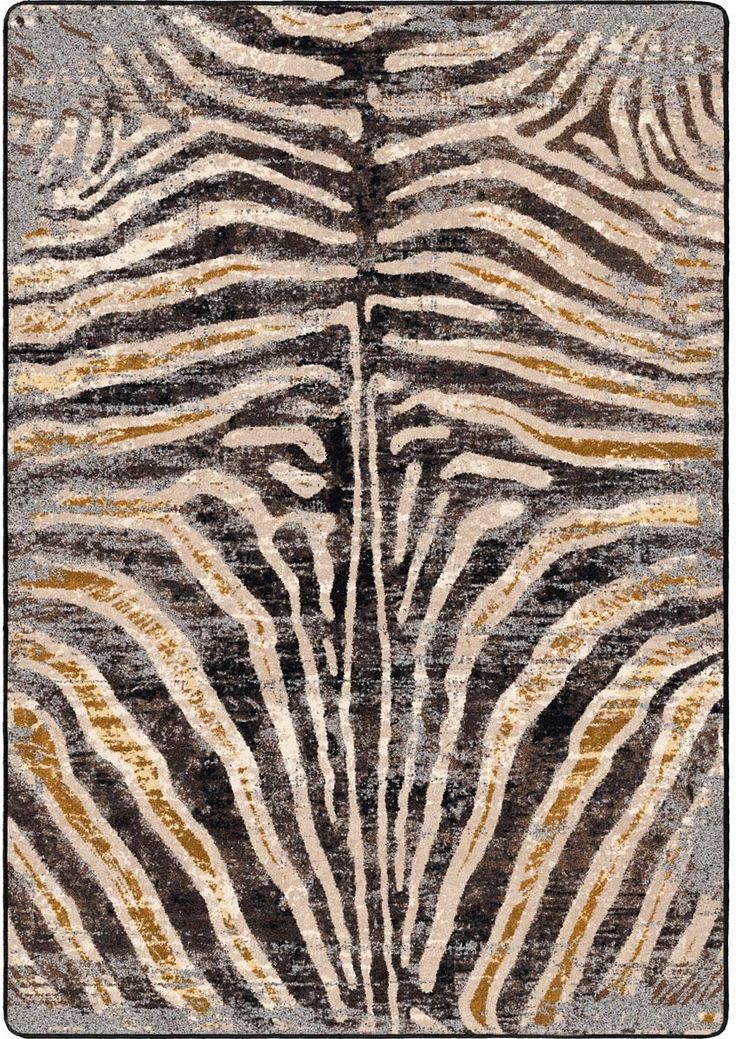 Midnight Zebra - Rawhide Distressed Rug Zebra Rug Living Room, Zebra Area Rug, Dollhouse Rugs, Golden Zebra, Zebra Print Rug, Zebra Rug, College Freshman, Rugs Runners, Luxury Rugs