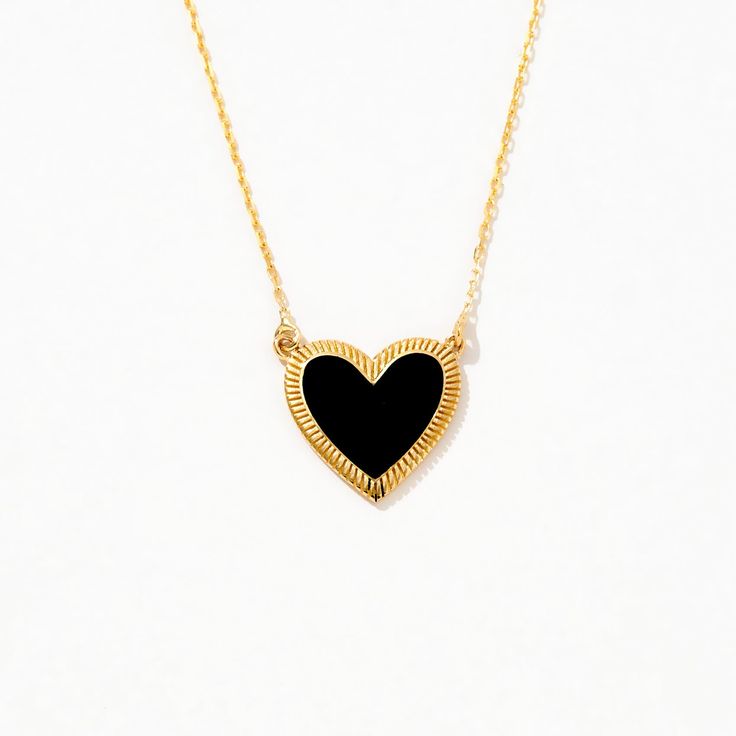 Enhance your style with our 14k Gold Enamel Textured Heart Necklace for women. This heart jewelry, featuring a unique prisma font charm, is the perfect anniversary gift that adds a touch of elegance to any outfit. Designed to be durable, it stands as a symbol of love and commitment. With its stunning design, it's not just a piece of jewelry, but a statement of everlasting love. 14k solid gold handcrafted pieces 100% ethical sourced jewelry Material: 14k Solid Gold Enamel: You can customize it wi Piece Of Heart, Solitaire Necklaces, Cross Bracelet, Personalized Bracelets, Personalized Rings, Evil Eye Necklace, Evil Eye Bracelet, Engraved Necklace, Gold Enamel