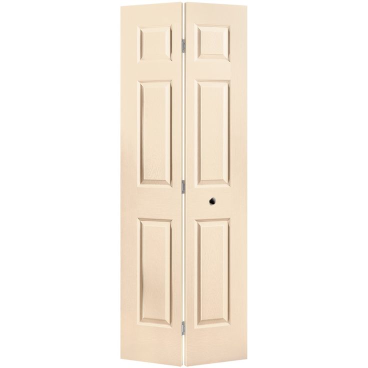 an open white door on a white background