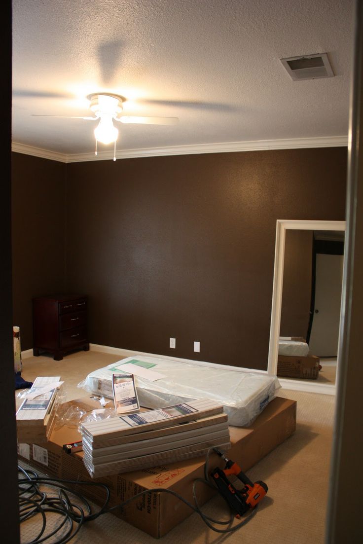 the room is being remodeled and ready to be used as a living room or bedroom