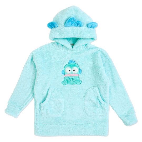 Hangyodon Super Soft Fuzzy Cosplay Hood Hoodie Bust: 79-94cmHeight: 154-162cmOne Size Fits Most Blue Hoodie For Winter Cosplay, Blue Winter Hoodie For Cosplay, Blue Winter Cosplay Hoodie, Cosplay Fleece Hoodie, Blue Long Sleeve Hoodie For Cosplay, Kawaii Winter Cosplay Hoodie, Kawaii Cosplay Hoodie For Winter, Hoodie With Ears, Sanrio Store