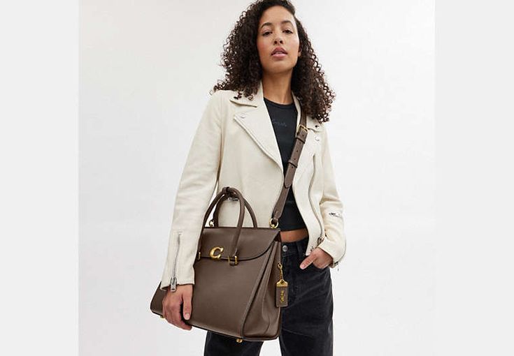 Broome Carryall 36 | COACH Timeless Satchel For Work With Metal Hardware, Workwear Satchel Briefcase With Gold-tone Hardware, Gold-tone Hardware Satchel Briefcase For Work, Versatile Satchel For Work With Metal Hardware, Coach Satchel With Top Carry Handle For Fall, Fall Coach Satchel With Top Carry Handle, Coach Shoulder Bag For Office Use In Fall, Coach Shoulder Bag For Fall Office Use, Coach Crossbody Satchel For Work