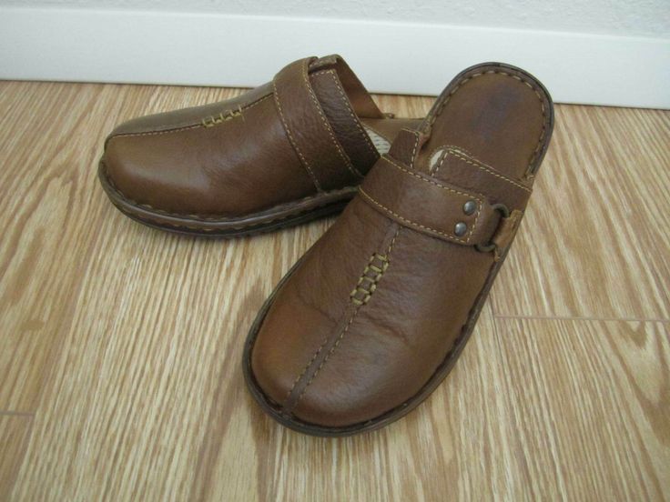 Here is a new without box pair of Born Patrizia brown whiskey slip on leather shoes (D42716).  They are a USA size 8-Euro size 39.  They are new and have never been worn. These come from a smoke free home.  Shipping with tracking will be $12.00 shipping with in the 48 lower United States only.  I accept payment through Pay Pal to be made with in 2 days of auction's end.  Please ask all questions before bidding as this will be a final sale with NO returns.  Thank You!!! Slip-on Plain Toe Casual Mules, Casual Slip-on Plain Toe Mules, Casual Clogs With Leather Sole, Casual Slippers With Ortholite Insole And Round Toe, Cushioned Footbed Mules With Round Toe, Comfortable Round Toe Mules With Cushioned Footbed, Comfortable Cushioned Round Toe Mules, Casual Mules With Rubber Sole, Medium Width, Casual Mules With Rubber Sole And Medium Width