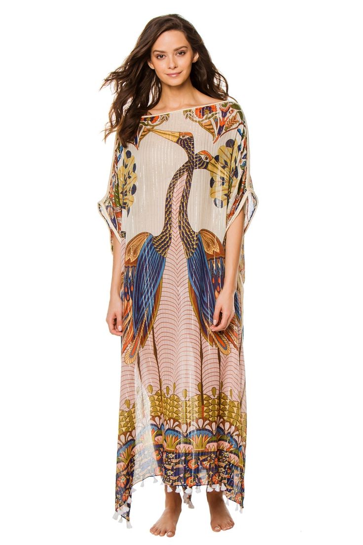 Pool to Party Kaftan One Size / Multi / 97% Cotton /3% Lurex Medieval Tapestry | Farrah Kaftan Maxi Dress Boho Print Maxi Length Cover-up For Festivals, Printed Floor-length Maxi Dress For Festivals, Beige Floor-length Maxi Dress For Beach, Printed Flowy Maxi-length Cover-up, Flowy Printed Maxi Length Cover-up, Floor-length Printed Boho Dress For Vacation, Printed Floor-length Boho Vacation Dress, Floor-length Printed Boho Vacation Dress, Bohemian Printed Maxi Dress