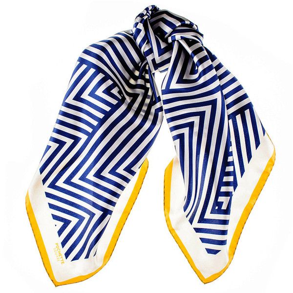 Black Navy and White Geometric Italian Silk Square Scarf (840 CNY) ❤ liked on Polyvore featuring accessories, scarves, chevron scarves, black scarves, square scarves, chevron print scarves and black shawl Basic Wardrobe Pieces, Black Scarves, Scarf Photography, Shawl Black, Chevron Scarves, Geometric Scarf, Silk Scarf Style, Fabric Photography, Black Shawl