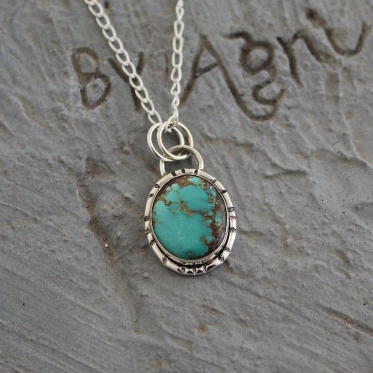 Turquoise Necklace, Gemstone Necklace, Pendant Necklace, Silver Jewelry, December Birthstone Necklace, Custom Necklace, Personalized Necklace Turquoise has long been a symbol of luxury and wealth. Turquoise is a stone of purification, protection, wisdom, and positive thinking. It is said to be the master healer.    This listing is for the following 1 (ONE) Necklace ✦Gemstone :          Turquoise *may contain natural inclusions inside the stone ✦Metal:                   925 Sterling Silver Dear customer you will receive the same piece or identical as shown in the picture. Since all gemstones are different from each other, I cannot guarantee the availability of the gemstone shown in the picture, but can guarantee you the same quality. You will receive a metal chain complimentary along with t Turquoise Oval Stone Necklaces, Oval Turquoise Necklaces With Stones, Turquoise Pendant Necklace As Birthstone, Turquoise Oval Stone Necklace, Oval Pendant Turquoise Necklace For Jewelry Making, Oval Turquoise Pendant Necklace For Jewelry Making, Turquoise Pendant Necklace For Birthstone, Oval Turquoise Gemstone Pendant For Jewelry Making, Bohemian Turquoise Oval Pendant For Jewelry Making