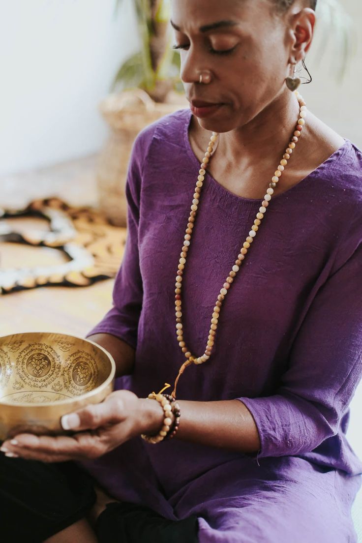 Harness the warmth and powerful energy of the sun with this golden Yellow Jade 108 bead mala necklace handcrafted in Kathmandu. This mala emits a sunny yellow energy and helps to rejuvenate the Solar Plexus Chakra that enables you to feel joyful, warm and energetic. Whether you wear it around your neck or wrap it around your wrist, Yellow Jade is believed to bring good fortune, happiness, and self-confidence to those who carry it. Yellow Jade is is a motivational stone that encourages expression Gold Healing Mala With 108 Beads, Yellow Spiritual Beaded Necklace With Gemstone Beads, Gold Mala With 108 Beads For Healing, Gold Spiritual Mala For Healing, Yellow Hand-strung Jewelry For Meditation, Spiritual Yellow Necklaces For Meditation, Spiritual Yellow Hand-strung Necklaces, Spiritual Yellow Hand-strung Necklace, Yellow Beaded Jewelry For Meditation