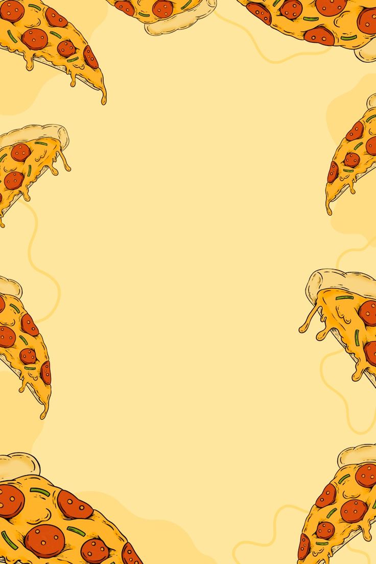 several slices of pizza with cheese and pepperoni toppings on them, arranged in the shape of a circle