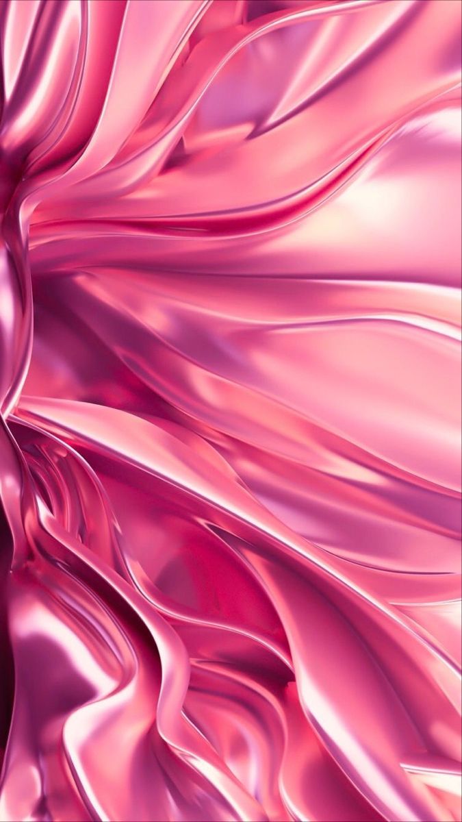 an abstract pink background with wavy folds