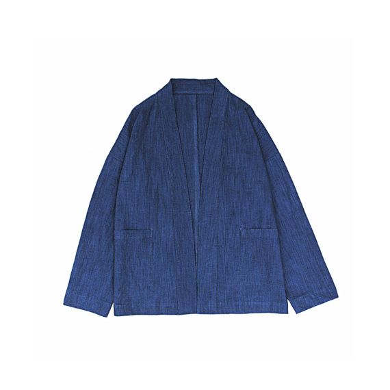 100% plant dyes Shibori Adult( Unisex) Kimono jackets/ Coats  MEN size, S - Length 66cm / Bust 110cm / Shoulder 56cm / Sleeve Length 43cm M - Length 68cm / Bust 118cm / Shoulder 62cm / Sleeve Length 46cm L - Length 72cm / Bust 128cm / Shoulder 72cm / Sleeve Length 48cm  WOMEN size, S - Length 60cm / Bust 100cm / Shoulder 45cm / Sleeve Length 46cm M - Length 64cm / Bust 106cm / Shoulder 50cm / Sleeve Length 48cm L ... Casual Long Sleeve Kimono With Natural Dye, Casual Outerwear With Natural Dye, Long Sleeve Kimono With Natural Dye And Relaxed Fit, Blue Long Sleeve Outerwear With Natural Dye, Casual Cotton Kimono With Natural Dye, Casual Indigo Kimono For Spring, Relaxed Fit Long Sleeve Outerwear With Natural Dye, Blue Outerwear With Natural Dye, Blue Bohemian Kimono With Natural Dye