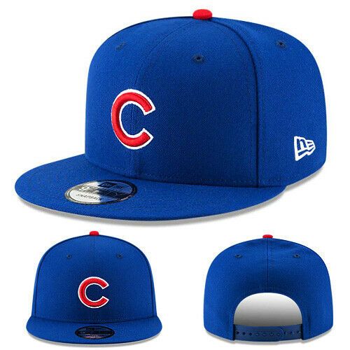 gwbks                                                                            This Listing is for a brand new with tags Authentic New Era MLB Chicago Cubs Snapback Hat Solid Blue Game Dom Basic Cap Brand New, Original Tag Attached  Material: 100 % Polyester  High Profile, Solid Blue Dom Basic Cap   Grey Colorway Underneath Brim of Hat  Has a thick , Durable Panel Material  MLB Authenticity Sticker Under the Brim  100% Authentic Merchandise,Factory Direct   Classic New Era MLB 950 Snapback Hat Blue Game, Chicago Cubs, Snapback Hat, Snapback Hats, New Era, Mlb, Money, Brand New, Sports