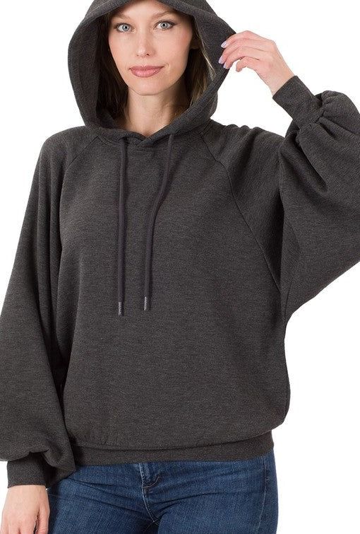 RAGLAN SLEEVE HOODIE SOFT STRETCH SWEATSHIRT - PERFECT STRETCH & RECOVERY - SOFT STRETCH SWEATSHIRT - DRAWSTRING HOOD - RIBBED CUFFS & HEMFabric Content: 48% Polyester, 48% Rayon, 4% Spandex Super Soft Hooded Sweatshirt For Fall, Cozy Stretch Solid Hoodie, Comfy Solid Hoodie With Drawstring Hood, Comfy Solid Color Hoodie With Drawstring, Cozy Fit Solid Color Hoodie With Drawstring, Fall Super Soft Relaxed Fit Hoodie, Super Soft Relaxed Fit Fall Hoodie, Fall Relaxed Fit Super Soft Hoodie, Comfy Stretch Sweats For Fall