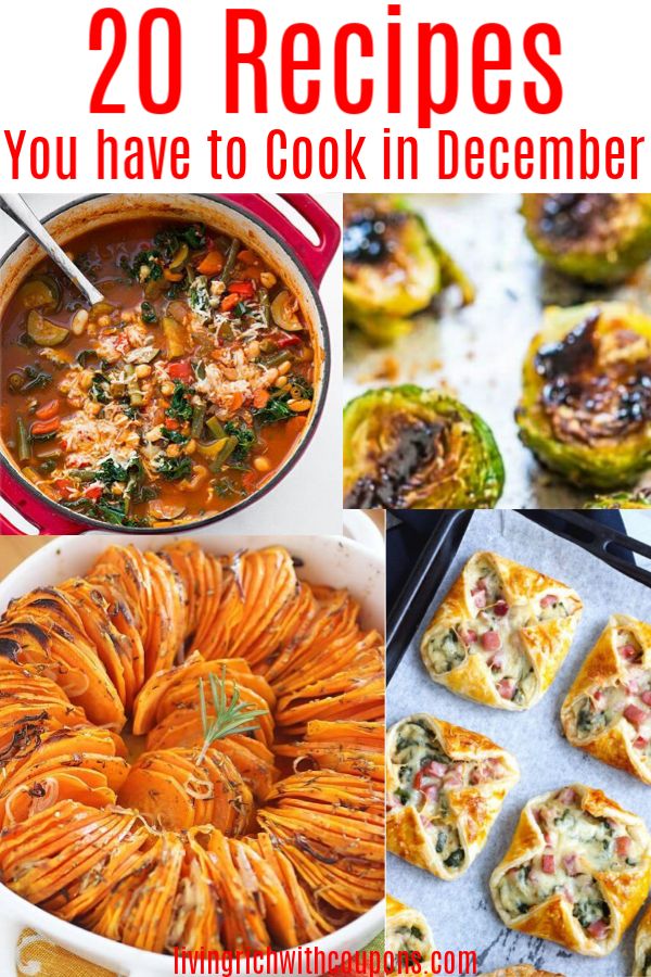 the top 20 recipes you have to cook in december