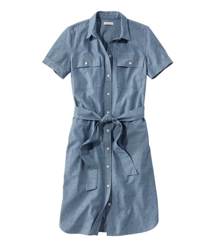 Women's Dresses and Skirts | Clothing at L.L.Bean Tencel Dress, Knit Summer Dress, Womens Skorts, Ankle Pants Women, Chambray Shirt Dress, Seersucker Dress, Poplin Dress, Chambray Dress, Shirt Dress Style