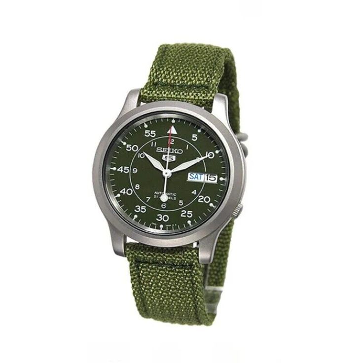 Casual Green Analog Watch, Green Sports Watch With Round Dial, Automatic Watches For Outdoor Activities, Casual Outdoor Chronograph Watches, Green Analog Watches For Outdoor Activities, Green Sports Watch With Analog Display, Sporty Green Outdoor Watch, Green Sporty Outdoor Watch, Sporty Analog Watches For Outdoor Activities