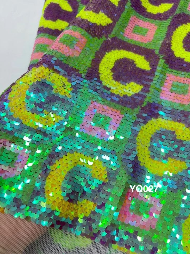 We offer a variety of fashion handmade fabric，those are widely use for wedding dress，garment and fashion cloth. we sell it by yard，our minimum order is 1 yards，and we always package it 15 yards for one roll，the width is about 125cm. Material ： sequins ,mesh ，Rayon,polyester. Symmetrical embroidery floral pattern, with lovely flowers in the middle, scalloped border. You can also cut and use separately. Perfect for dress, tops, wedding veil. You can split the piece up and have one scalloped edge a Fitted Embroidered Fabric With Appliques For Party, Party Multicolor Embroidered Fabric With Sequins, Party Embroidered Fabric With Multicolor Sequins, Embroidered Sequin Fabric For Summer Parties, Multicolor 3d Embroidered Fabric For Party, Fitted Multicolor Embroidered Fabric For Party, Spring Multicolor Embroidered Fabric For Party, Multicolor Embroidered Sequin Fabric For Party, Green Sequined Embroidered Fabric For Party