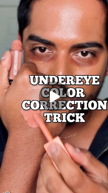 Aditya Madiraju on Instagram: "Easy everyday color correction for dark circles 👍🏽✨👀   @patricktabeauty Major Skin Hydra Lixe Foundation shade 20 @hudabeauty Faux Filter Color Corrector shade Lychee @makeupbymario Softsculpt Blur Setting Powder shade 4 + Soft Setting Spray   #undereye #darkcircles #makeuptips #colorcorrection #easymakeup #makeuptutorial" Concealer Shade Guide, Color Correction For Dark Circles, Colour Corrector Guide For Indian Skin, How To Use Color Corrector, Color Corrector Guide, Best Color Corrector, Corrector For Dark Circles, Dark Foundation, Color Correction Makeup