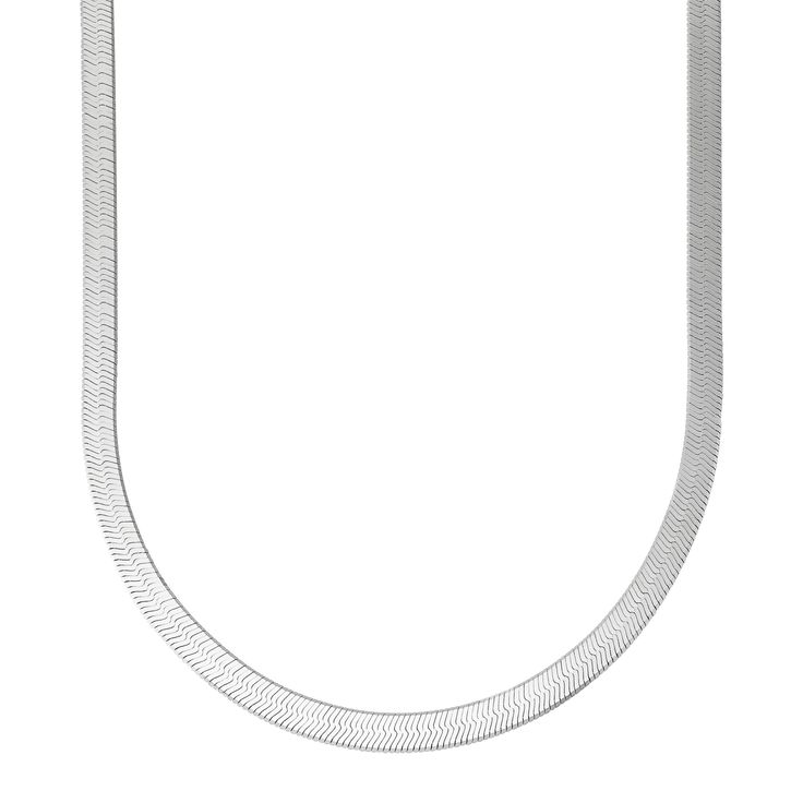 Step into a world of elegance with our sterling silver herringbone chain, shining brightly with meticulous polish. Measuring 18 inches, plus a handy 2-inch extender, and secured with a reliable lobster clasp, it's crafted to seamlessly complement your unique style and daily life. This isn't just an accessory; it's your next step towards embracing everyday luxury and boosting your look with confidence. Discover Silpada x Helzberg, a collection embracing the beauty of self-expression, anchored in Silver Minimalist Herringbone Necklace With Box Chain, Silver Classic Snake Chain Necklace, Classic Silver Snake Chain Necklace For Everyday, Silver Snake Chain Jewelry For Everyday, Everyday Silver Snake Chain Jewelry, Silver Herringbone Necklace With Box Chain For Everyday, Silver Herringbone Necklace Gift, Sterling Silver Snake Chain Necklace With Polished Finish, Elegant Silver Herringbone Necklace With Box Chain