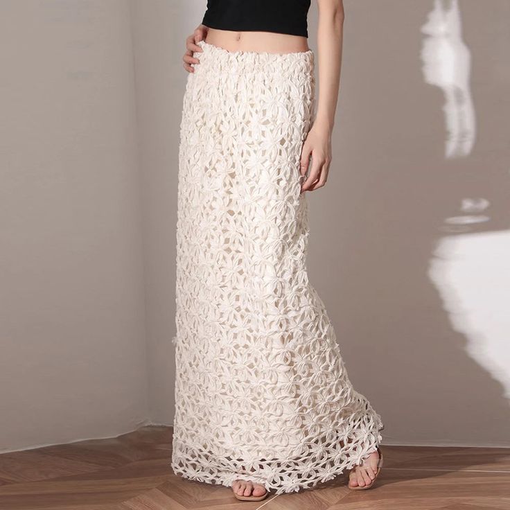 44504636358878|44504636391646|44504636424414|44504636457182 White Full-length Skirt For Spring, White Full Length Skirt For Spring, White Full-length Lined Skirt, Full Length Lined White Skirt, Casual White Full-length Skirt, Casual Full Length White Skirt, Full Length White Lined Skirt, Casual White Full Length Skirt, White Stretch Bohemian Skirt