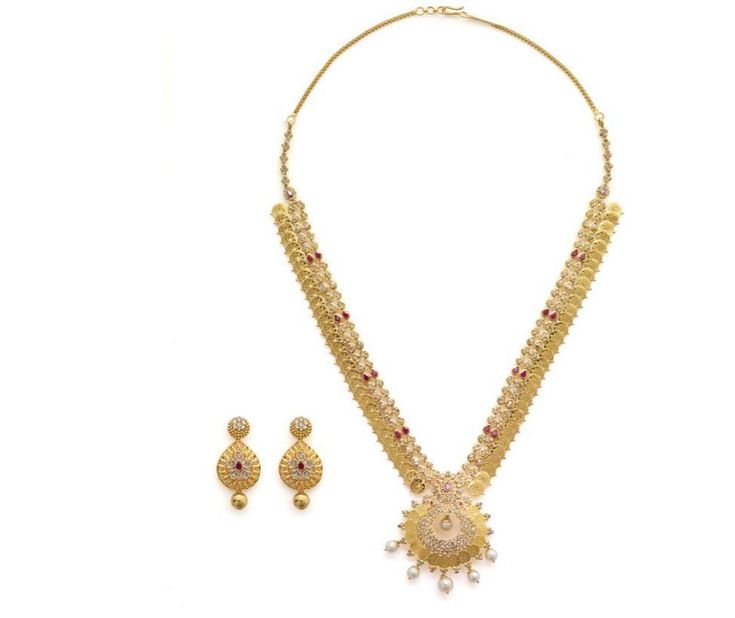 22K Yellow Gold Uncut Diamond Set W/ 16.04ct SI Uncut Diamonds, Rubies, Pearls & Laxmi Kasu - Virani Jewelers Diamond Necklace Tiffany, Small Diamond Necklace, Single Diamond Necklace, Uncut Diamond Necklace, Diamond Necklace Indian, Diamond Necklace Simple, Floating Diamond Necklace, Real Diamond Necklace, Black Diamond Necklace