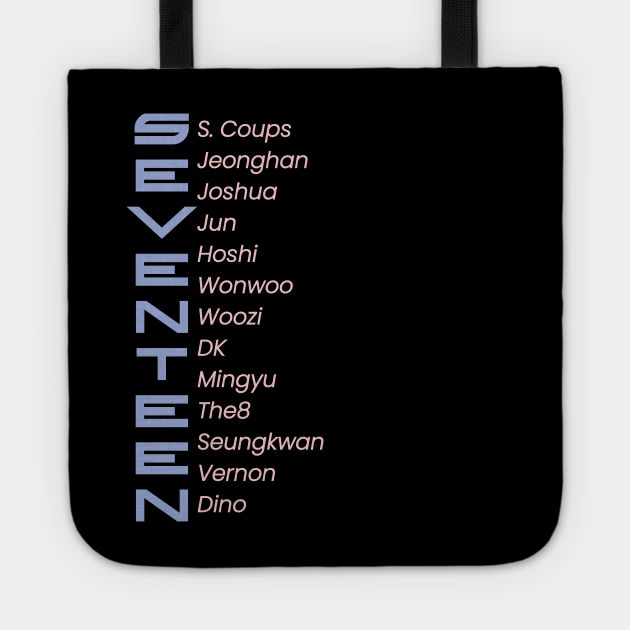 a black tote bag with the names of different countries on it, including two letters and