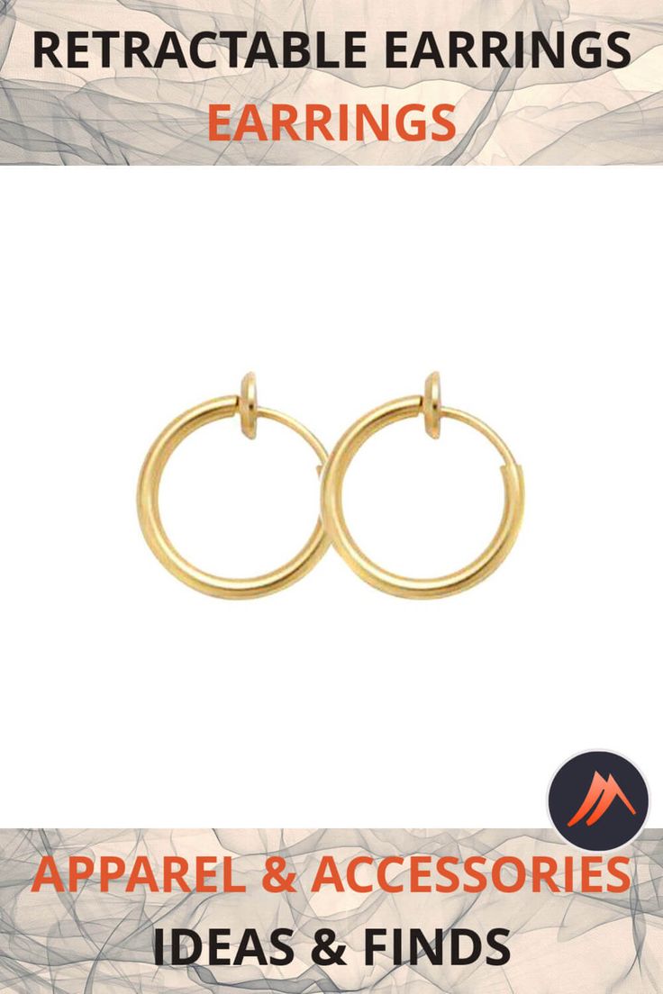 Retractable Earrings by Mounteen (Gold, 16mm). Enjoy beautiful hoops without the pain of ear piercing with these convenient Retractable Earrings. Worldwide shipping. Visit to learn more or save to your board for later! Apparel & Accessories, Jewelry, Earrings Everyday Clip-on Hoop Huggie Earrings, Hypoallergenic Hoop Clip-on Earrings For Everyday, Minimalist Clip-on Hoop Huggie Earrings, Adjustable Small Hoop Beaded Earrings, Everyday Single Hoop Plug Earring, Everyday Hypoallergenic Hoop Clip-on Earrings, Minimalist Adjustable Hoop Septum Ring, Minimalist Hypoallergenic Hoop Plug Earrings, Adjustable Clip-on Small Hoop Earrings