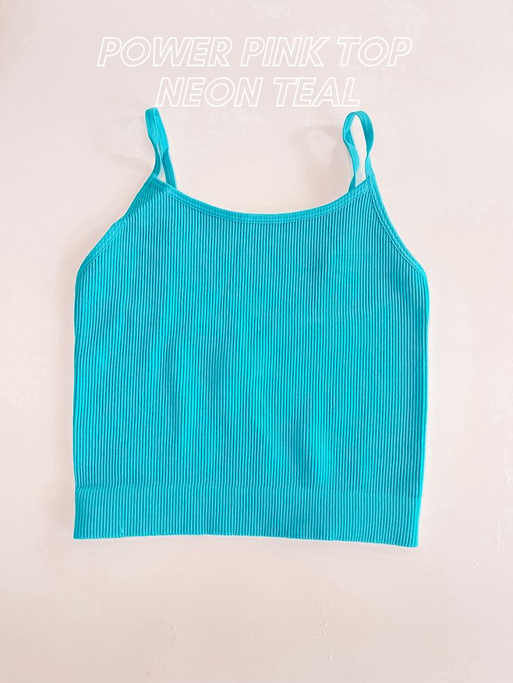 Hot Pink Orchid, Preppy Tank Tops, Neon Pink Swimsuit, Preppy Clothing, Zelda Cosplay, Teal Tank Top, Turquoise Top, Hot Pink Tops, Workout Stuff