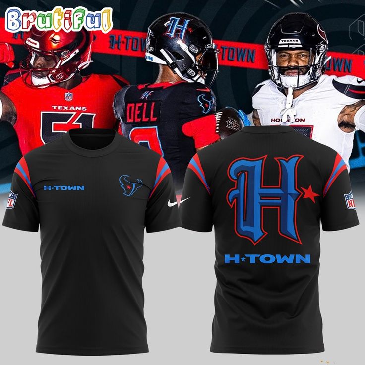 NFL Houston Texans H-Town Blue 2024 T Shirt The 3D Hoodie is a fashion statement that goes beyond the ordinary. Using advanced printing technology, it brings designs to life with depth and vividness. Crafted from high-quality materials, it offers comfort and durability. The three-dimensional graphics create a captivating effect that’s perfect for casual wear or making a bold statement. Whether you’re expressing your fandom or showcasing your unique taste, the 3D Hoodie is a wearable work of art Team-colored Tops For Team Events, Blue Fan Apparel T-shirt For Team Events, Collegiate Blue Tops For Team Events, Blue Fan Apparel Tops For Sports Events, Blue Tops With Team Logo For Team Events, Blue Sports Fan Tops For Team Events, Blue Fan Apparel Tops For Team Events, Blue Pre-shrunk T-shirt For Team Events, Blue Tops For Team Events During Sports Season