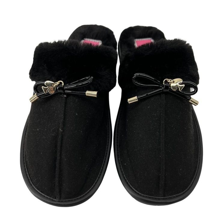 Kate Spade Black Slip On Slippers With Spade Charms. Size 6. New Without Tags. Slip On Slippers, Black Slip On, Kate Spade Shoes, Black Slip Ons, Kate Spade, Slippers, Charms, Slip On, Size 6