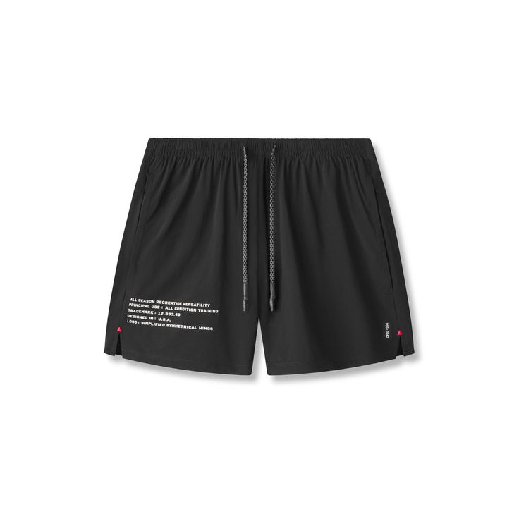 0942. Aerotex™ 5" Training Short - Black Recycled Polyester Shorts For Outdoor, Recycled Polyester Outdoor Shorts, Outdoor Shorts Made Of Recycled Polyester, Functional Short Swim Trunks With Built-in Shorts, Elastic Waistband Shorts In Recycled Polyester, Shorts With Elastic Waistband In Recycled Polyester, Shorts With Elastic Waistband Made Of Recycled Polyester, Outdoor Compression Moisture-wicking Shorts, Outdoor Moisture-wicking Compression Shorts