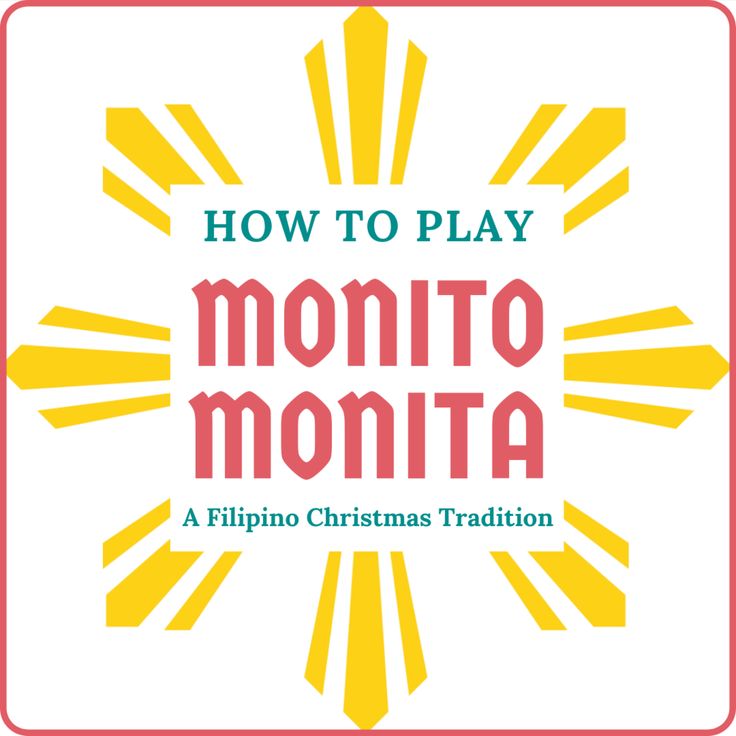 the logo for how to play monte monteta, a children's christmas tradition