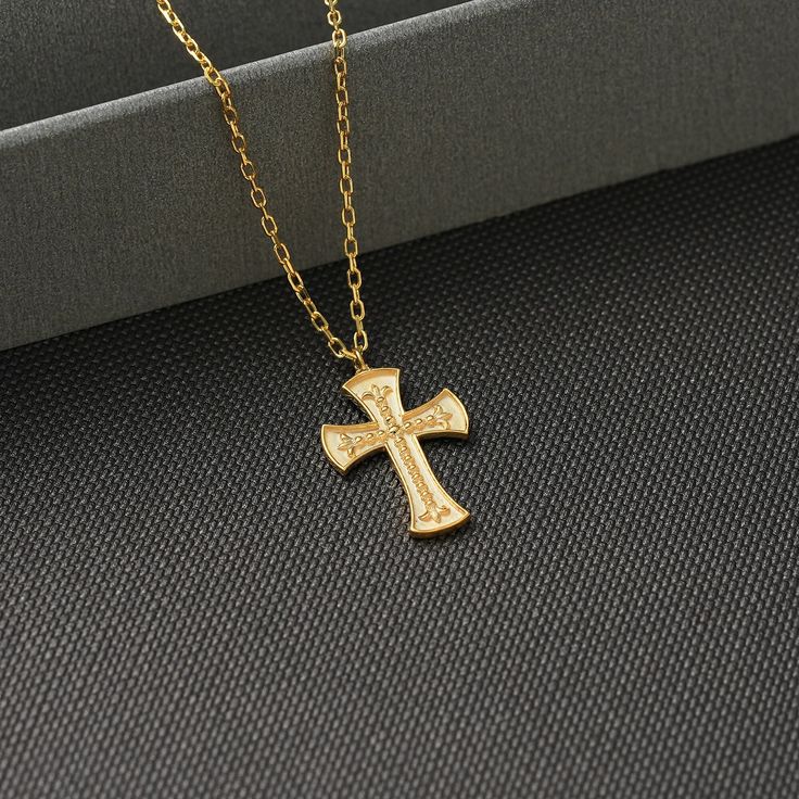 14k Solid Gold Fleur De Lis Cross Charm Necklace, Templar Crusader Cross Necklace, Christian Protection Necklace, Cross Jewelry Elevate your style and faith with our collection of 14k Gold Crosses. Crafted to perfection, our Solid Gold Crosses symbolize devotion and strength. Enhance your look with the timeless elegance of the Fleur de Lis design, available as a Gold Cross Necklace or a delicate Gold Cross Charm on a necklace. For those drawn to history and heritage, our Templar Cross and Crusad White Gold Cross Necklaces For Jewelry Making, Anniversary Clavicle Chain Cross Necklace, Gold Cross Charm Necklace For Anniversary, Gold Cross Necklaces For Jewelry Making, Gold Sterling Silver Cross Necklace For Anniversary, Gold Pendant Cross Necklace With Adjustable Chain, Gold Cross Pendant Necklace For Anniversary, Gold Cross Necklace Ideal For Gifts, Gold Cross Jewelry In 14k Gold