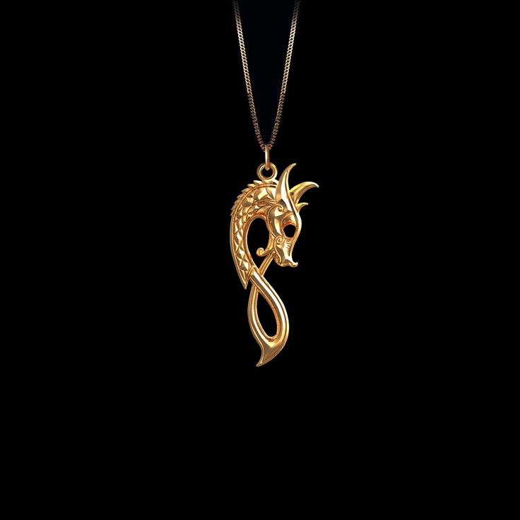 Embrace the mystical power of the Celtic Dragon with our pendant. Crafted with exquisite detail, this gold masterpiece symbolizes strength and protection. Feel the ancient magic of 14k and 18k solid gold, embodying courage and wisdom. Adorn yourself with this captivating piece and connect with the legendary spirit of the Celtic Dragon. PENDANT INFORMATIONThis pendant is made of real, solid gold.• Made in USA• Material: 14k or 18k solid gold• Finish: polished• Height: 1.25" (31,5 mm) x Width: 1" Symbolic Yellow Gold Brass Jewelry, Symbolic Yellow Gold Ceremonial Necklace, Spiritual Ceremonial Jewelry That Is Tarnish Resistant, Spiritual Ceremonial Tarnish-resistant Jewelry, Symbolic Hand Forged 14k Gold Jewelry, Symbolic 14k Gold Ceremonial Necklace, Ceremonial 14k Gold Symbolic Necklace, Symbolic Yellow Gold Necklace With Large Pendant, Ceremonial Symbolic 14k Gold Necklace