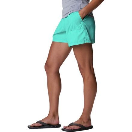 The Sandy River 5in Short keeps us going all summer long, from the waterways to the ice cream stands. Made with a lightweight material that dries in a flash, we're happy sporting this bottom over our swimmer or on their own. Casual Shorts For Beach Season And Outdoor Activities, Casual Green Swim Trunks With Upf 50+, Casual Shorts For Summer Outdoor Activities, Go-dry Shorts For Summer Outdoor Activities, Summer Short Swim Trunks, Green Summer Sports Bottoms, Green Swimwear For Beach Season, Breathable Shorts For Summer Beach, Green Swimwear For Outdoor Beach Season