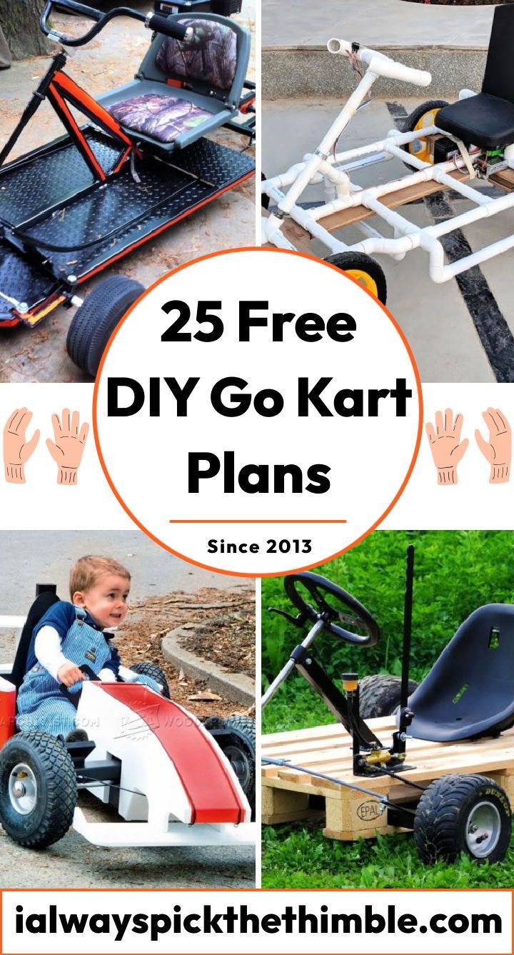 the 25 free diy go kart plans for kids