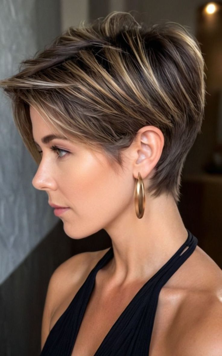 Top 80 + Amazing Hairstyles for Short Hair 🌺 Best Hairstyles for Girls|Beautiful Hair style Layered Pixie Bob, Shortish Hair, Layered Pixie Cut, Short Brunette Hair, Layered Pixie, Messy Haircut, Graduated Bob, Chemo Hair, Cool Hairstyles For Girls