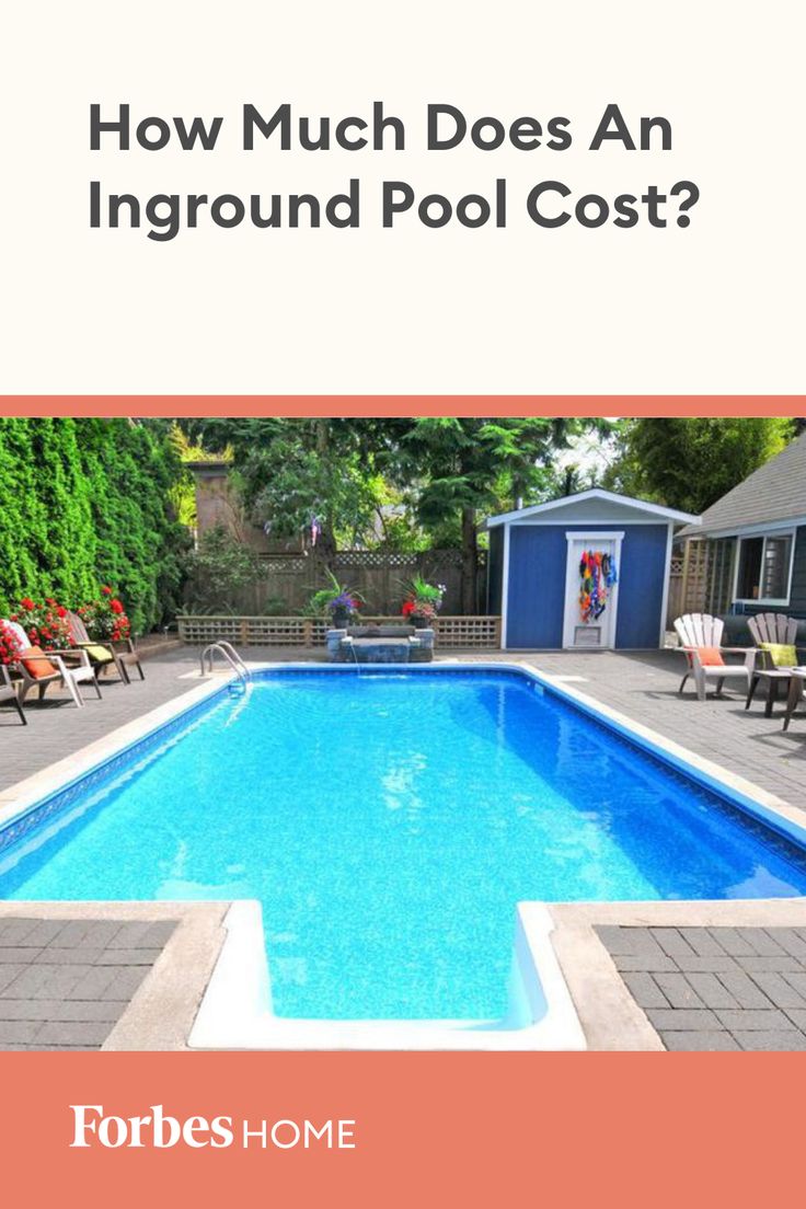 an inground pool cost is shown with the text how much does an inground pool cost?