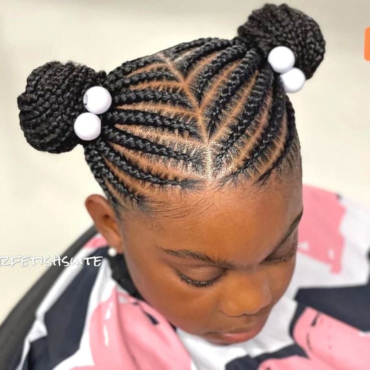 Kids Cornrow Hairstyles Natural Hair, Cornrow Hairstyles For School, Kids Cornrow Hairstyles, Kids School Hairstyles, Toddler Braided Hairstyles, Toddler Braids, Hairstyles Girl, Kids Hairstyle, Natural Kids