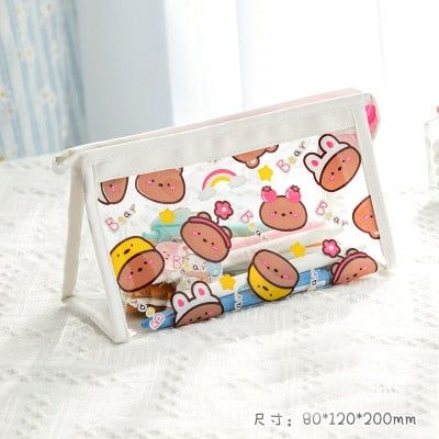 SPECIFICATIONS Use: Schools & Offices Type: pencil case Size: 200mmx120mmX80mm Origin: CN(Origin) Novelty: Yes Material: PVC Category: Pencil Bag Brand Name: Cyflymder Cute School Pouch Pencil Case, Kawaii Pencil Case For Back To School, Cute Pouch Pencil Case For School, Cute School Pencil Case Pouch, Cute School Stationery Pouch, Playful Portable Pencil Case For School, Cute Portable Pencil Case, Cute Pencil Case With Pen Holders For Students, Cute Pencil Case With Cute Design For School