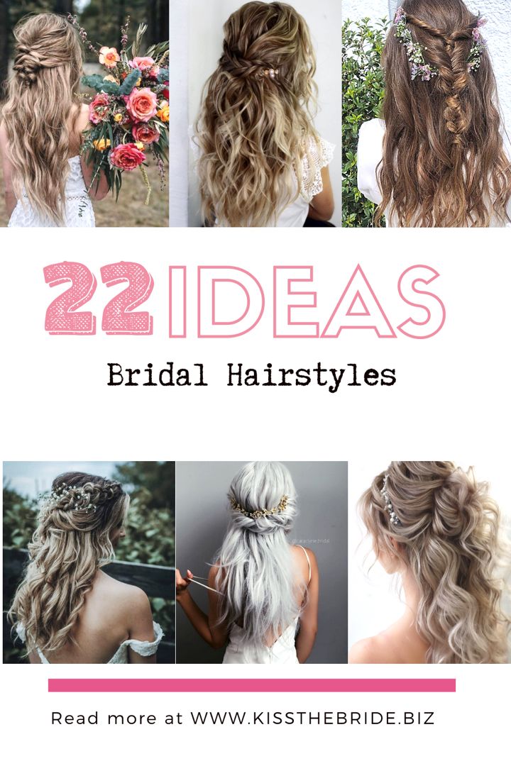 Bridal Hair With Hair Vine, Beach Wedding Hair With Flower, Beach Bride Hair Down, Boho Bridal Hair Down, Boho Beach Wedding Hair, Bride Hair Half Up, Elegant Hairstyles For Prom, Wedding Hairstyles For Long Hair Half Up, Boho Wedding Hair Down