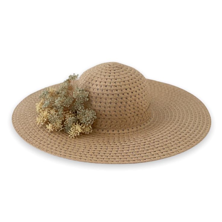 "One of a kind sun hat with plastic flowers. Can be slightly adjusted from the inside for a better fit. - Aprox. 22 1/2\" inside - Aprox. \" brim - Created in the USA *Handle with care. MORE HATS, https://www.etsy.com/shop/melissavelia?section_id=38473116" Garden Hat, Gardening Hat, Desert Sun, Summer Hat, Plastic Flowers, Summer Hats, Sun Hat, Sun Hats, Floppy Hat