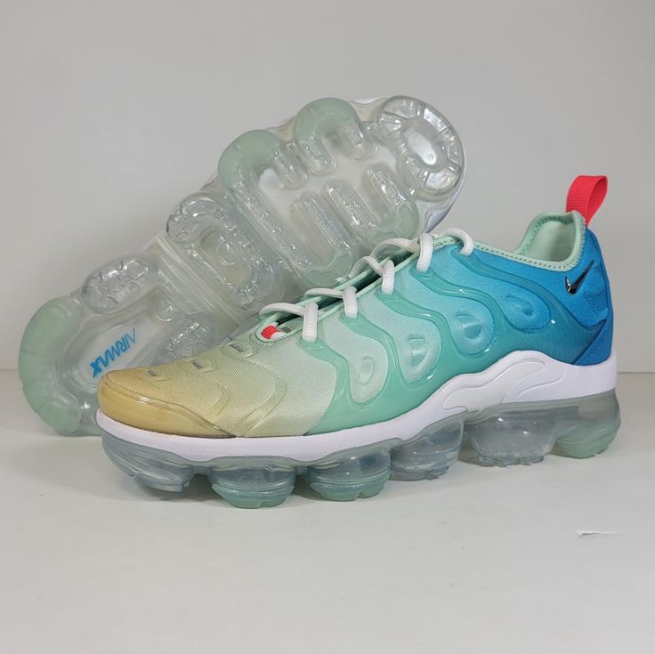 Up For Grabs Are The Nike Air Vapormax Plus Mint Foam Laser Blue Women Sizes Dq7651-300 Shoes Brand New Without Box And Never Worn. Thank You Light Blue Sports Sneakers With Translucent Outsole, Green Low-top Running Shoes With Air Cushioning, Nike Spring Sneakers With Abzorb Midsole, Nike Sneakers With Abzorb Midsole For Spring, Nike Yellow Running Shoes With Translucent Outsole, Blue Running Shoes With Air Cushioning, Blue Sneakers With Air Cushioning For Light Sports, Green Running Shoes With Air Max Cushioning, Green Running Shoes With Air Cushioning And Round Toe