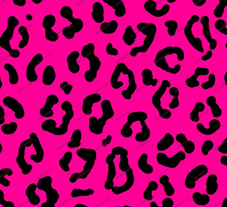 a pink and black leopard print background